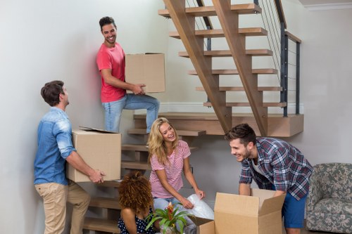 Local man and van loading furniture in Brent