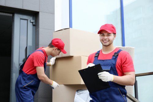 Careful packing and handling of fragile household items