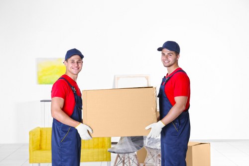 Specialist equipment used for moving a piano through a narrow space