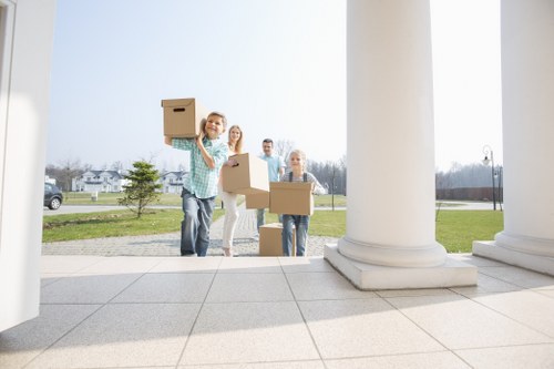 House move support in Brent with careful handling on a residential street
