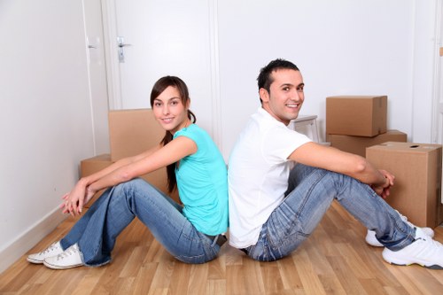 Careful packing and loading for home removals in Brent