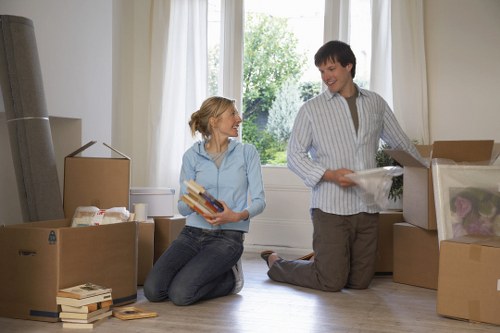 Office furniture removal service for a Brent business property